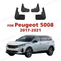 Automobilio purvasaugiai Purvasaugiai Purvo atmušėjai Purvasaugiai Sparnų priedai Peugeot 5008 2017 2018 black