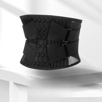 Kvėpuojantis pilvo ištraukimo diržas Sportinis juosmens atramas Fiksuotas juosmens atramas Minkštas elastingas diržas dvigubo slėgio juosmens atrama Style 2 black