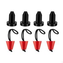 8Pcs Kayak Scupper Plug Kit, Silicone Drain Holes Stopper Bung, Kayaking Supplies žalia