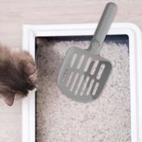 Cat Litter Spoon Quick Sieve Scooper Pet Supplies pilka spalva