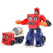 Robotų veiksmo figūrėlės berniukams Išardomas automobilio žaislas Konstruktorius vaikams nuo 4 iki 8 metų One Size red