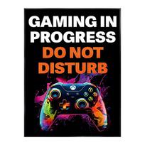 Fun Animals Monkeys Wearing Headphones Poster Game Controller Gaming Decorative Paintings Canvas Wall Pictures Gamer Room Decor 21x30cm No Framed