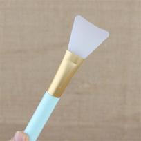 White Rod Powder Rod Soft Hair Mask Brush Silikoninės kaukės šepetėlis Makiažo šepetėlis Beauty Brush Film Brush Kaukės aplikatorius 1pc balta