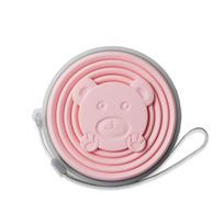 Folding Silica Gel Cup Outdoor Travel Silicone Adjustable Cup Three Capacity Portable Design Second Hair 180ml