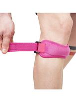 Adjustable Patella Knee Tendon Strap Kneepad Support Professional Protector Pad Belted Sports Knee Brace Keenpads pink