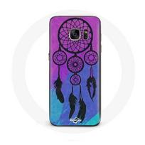 Case for Samsung Galaxy S6 Dream Catcher Black Blue and Purple Background