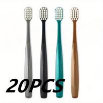 20pcs/set Ultra Soft Toothbrush for Sensitive Gums, Manual Toothbrush, Soft Flossing Bristles for Gum Care 20PCS/SET white