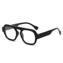 Unique Square Women Gradient Sunglasses Shades UV4 Fashion Double Color  Blue Orange Sun Glasses