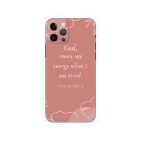 Bible Verse telefono dėklas, skirtas iphone 5 5s 2020se 6 6s 7 8 plus x 10 XR XS 11 12 13 mini pro MAX juodas tpu galinis dangtelis iphone 5 5S SE 2016