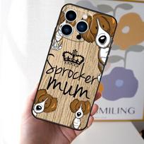 Labrador Yorkie Boxer Chow Mum Dog Soft Back Cover For iPhone 11 12 13 Pro Max 12 Mini XS Max X 6S 8 7 Plus SE 2020 XR Case iPhone 13Pro MAX black