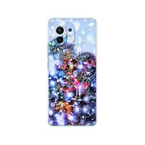 For xiaomi Mi 11 / Mi 11 Lite 5G NE 4G / Mi 11i / Mi 11 Ultra Case Cover For Xiomi Mi11Lite winter christmas snow tree new year Xiaomi Mi 11 white
