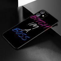 Boss Bitch Phone Case For Apple iPhone 12 13 Mini 11 Pro Max XR X XS MAX 8 7 6S 6 Plus SE 5S 5 2020 Soft TPU Black Cover iPhone 13