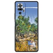 for Xiaomi redmi note 11 10 9 pro 11T Case 9 9C 9A 8 K40 Funda Note 8pro 9S 9T Cover Retro Art Van  Gogh Oil Painting Star Space Redmi Note 7
