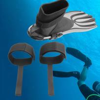 1 Pair Scuba Diving Fins Fixed Straps Adjustable Diameter 7-14cm Accessory Universal juoda