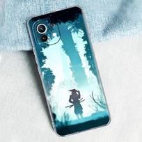 Soft Clear Case For Xiaomi Mi Poco X3 NFC 10T Pro M3 Note 10 Lite 11 F3 9T F3 CC9 TPU Silicone Phone Cover Samurai Japan Art Cas Mi Poco X3 NFC blue