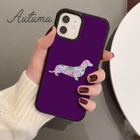 Dachshund Dog Phone Case for iPhone 11 12 13 14 Pro Max mini X XR XS SE 2020 6S 7 8 Plus Samsung Galaxy S21 S22 shell coque Samsung S22ultra black