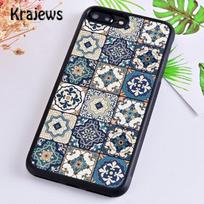 Krajews Moroccan Tiles Pattern Phone Case Cover For iPhone 14 5s 6s 7 8 plus X XR XS 11 12 13 pro max Samsung S21 S22 ultra iPhone 14