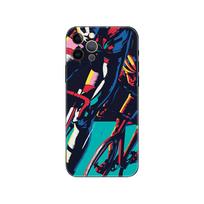Bike Art phone case for iphone 5 5s 2020se 6 6s 7 8 plus x 10 XR XS 11 12 13 mini pro MAX black tpu back cover iphone 5 5S SE 2016