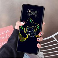 Phone Case For Xiaomi Mi Poco X3 NFC X4 M4 M3 Pro F1 F4 F3 GT C40 11T 11 Lite 5G Fundas Black Cover Pokemon Eevee Elves Xiaomi Poco X4Pro 5G black