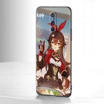 Soft Case For OnePlus 8T 7 9 8 Pro Nord 2 Z N10 5G 9R N100 7T 6T N200 CE Black Silicone Shell Phone Cover Anime Genshin Impact OnePlus 9 gray