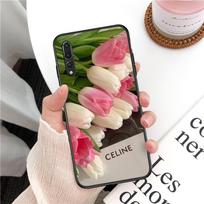 YNDFCNB Tulip flower Phone Case for Huawei P30 40 20 10 8 9 lite pro plus Psmart2019 Huawei P30lite pink
