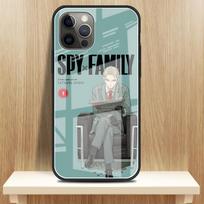 Tempered Glass Case For Apple iPhone 13 12 Mini 11 Pro XS Max SE 2020 XR 7 8 Plus X 6 6S Back Phone Cover SPY FAMILY Anime Funda iPhone 6S Plus white