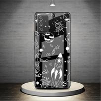 „Cosmic Planet“ stiklinis dėklas, skirtas „Samsung Galaxy A52 A71 A50 A51 A70 A21s A31 A72 A10 A12 A30 A22 5G“ telefono dangteliui Samsung A73 5G