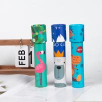 Interactive Logical Rotating Kaleidoscope Magic Classic Educational Toys for Kids Imaginative Cartoon Children Gifts blue