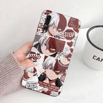 Shoto Todoroki telefono dėklas, skirtas Huawei P50 P40 P30 P20 Pro Mate 40 30 20 Pro Nova 9 8 7 PC stiklinis telefono dangtelis Huawei P50 Pro