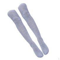Itin ilgos šlaunų kojinės, kojinės, žieminiai Light Grey  gray