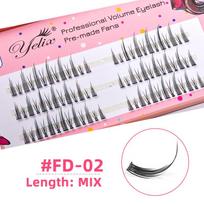 Atnaujinimas A tipo blakstienos Manga blakstienos Natūralūs individualūs kuokšteliai Blakstienos Quick DIY Blakstienų priauginimo RINKINYS Cosplay blakstienos C&0.07mm gray