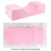 Lash Pillow Neck Support Eyelash Soft Pillow Grafting Eyelashes Memory Foam Eyelash Extension Pillow With Pocket Makeup Salon white
