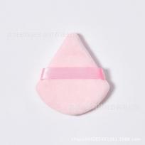 2/6pcs Triangle Velvet Powder Puff Soft Cotton Cosmetics Powder Puff Foundation Sponge Washable Puff Makeup Powder Pads gray