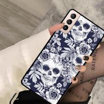 Gothic Skull Case For Samsung Galaxy S22 S21 Ultra S20 FE S8 S9 S10 Plus Note 10 Note 20 Ultra Coque Galaxy S8
