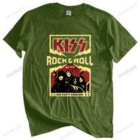 cotton tshirt Unisex summer tees Kiss End of The Road Tour T SHIRT Unisex plus size rock Band t-shirt Funny Top Tees Unisexs Tshirt L