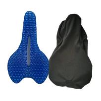 With Cover Ultra Soft Silicone Gel Pad Cushion Cover Bicycle Saddle Seat MTB Mountain Bike Cycling Thickened Extra Comfort United States black