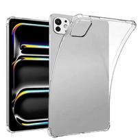 Skaidrus smūgiams atsparus dėklas, skirtas „iPad Air 13 Pro 11“ (2024), apsauginis silikoninis dėklas, skirtas „iPad Air 11“ 6, 6, 5, 7 kartos „Fundas“ For iPad Pro 11 2024 white