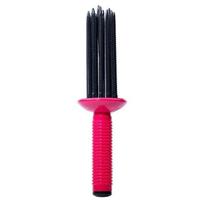 Air Volume Hair Fluffy Styling Curler Comb Plaukų suktukų šukos Heatless Curling Roller Plaukų formavimo priemonės Moterims black