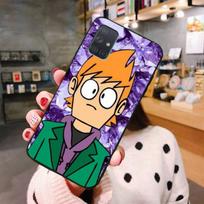 USAKPGRT Animacija Eddsworld Telefono dėklas Samsung Galaxy A21S A01 A11 A31 A81 A10 A20E A30 A40 A50 A70 A80 A71 A51 Galaxy A11 orange