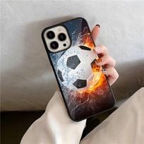 Ugnies Futbolo Futbolo Kamuolio Telefono Dėklas Silikoninis IPhone 12 13 11 Max Pro Mini 6 7 8 Plus X Xs XR SE2020 Kietos Kokybės TPU Dangtelis iphone XS Max