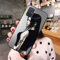 USAKPGRT Final Fantasy VII FF7 Anime telefono dėklas, skirtas Samsung Galaxy A21S A01 A11 A31 A81 A10 A20E A30 A40 A50 A70 A80 A71 A51 Galaxy A21 black