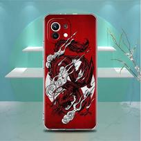 Clear Case For Xiaomi Mi Poco X3 NFC M3 Pro F3 F1 11 Lite 12 Note 10 11T 9T Transparent Phone Cover Animal Dragon Xiaomi Poco X3 NFC white