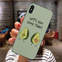 Avocado Aesthetics Phone Case For Xiaomi Mi 12 11T 10T 9T Lite Pro Ultra Note 10 Poco F3 F4 X4 GT Soft Black Phone Cover Xiaomi 12 or 12X black