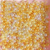 Pearl Loose Scrapbooking Decor Mixed Size Gifts Round Beads DIY Craft 500pcs Sewing accessories Handmade no Hole ABS Approg/lot  beads 5