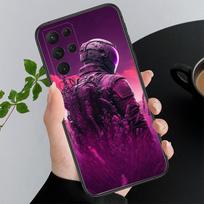 Astronautai gėlių lauke Telefono dėklas Samsung A35 A55 A54 A15 A25 A05s A05 A22 A24 A52 A33 A34 M34 M14 M54 M23 A33 5G