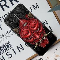 Japanese Hannya Mask For Realme 12 11 10 9 Pro Plus GT5 GT Neo 6 C55 C53 C51 C35 C33 C30 C25s C21Y C31 C67 Case Realme GT Neo6 purple