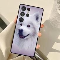 Japanese Spitz Dog For Samsung Galaxy S23 S21 S22 Ultra Note 20 S8 S9 S10 Plus Note 10 Plus S20 FE Phone Cover Galaxy S22Ultra