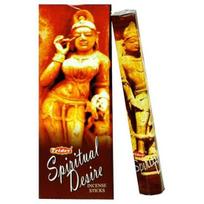 Tridev Agarbatti Spiritual Desire Incense Sticks | Hexa Series | Fragrance | Devotional | 6 Pkt * 20Gm for Pooja/Worship