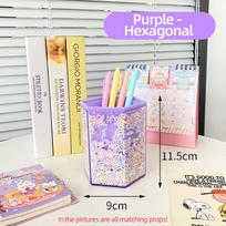 Creative Foam Pen Holder Pencil Case Desktop Stationery Organizer Makeup Brush Storage Holder Acrylic Style Ornaments Decoration