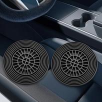 2 Pieces Car Cup Holder Coaster Drink Pad Interior Decoration Anti Slip Cuttable juoda